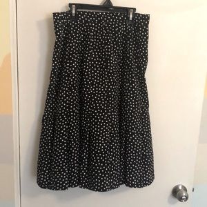 Vintage Galinda Wang Polka Dot Skirt